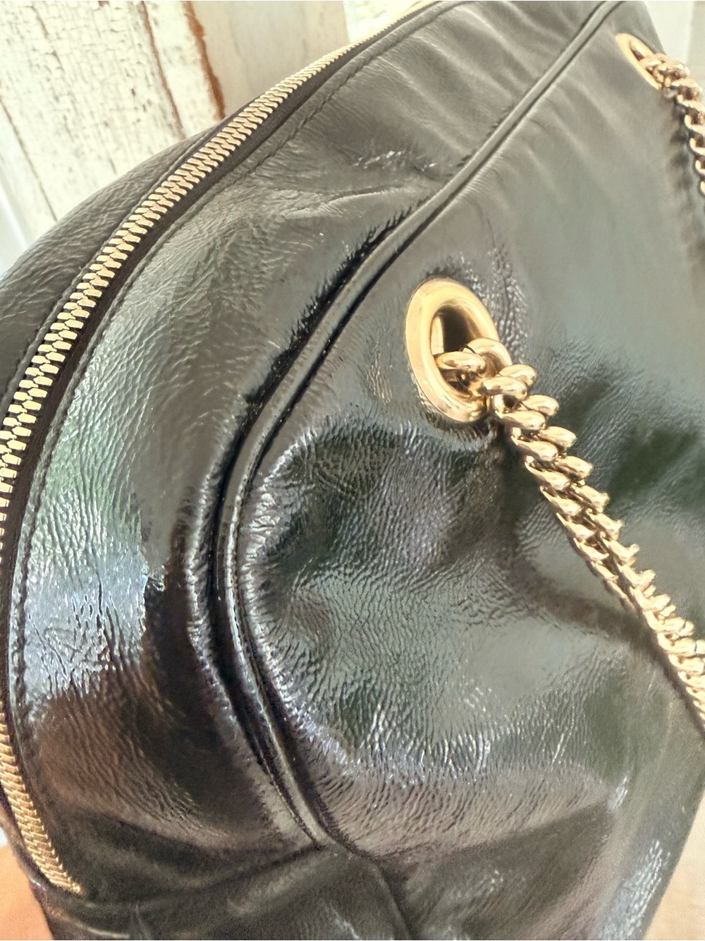 🖤 Authentic Gucci Soho Leather Chain Shoulder Bag 🖤 - Picture 9 of 13